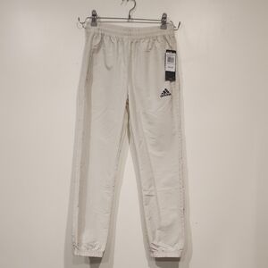 NWT! Adidas boys kids cream jogger pants‎